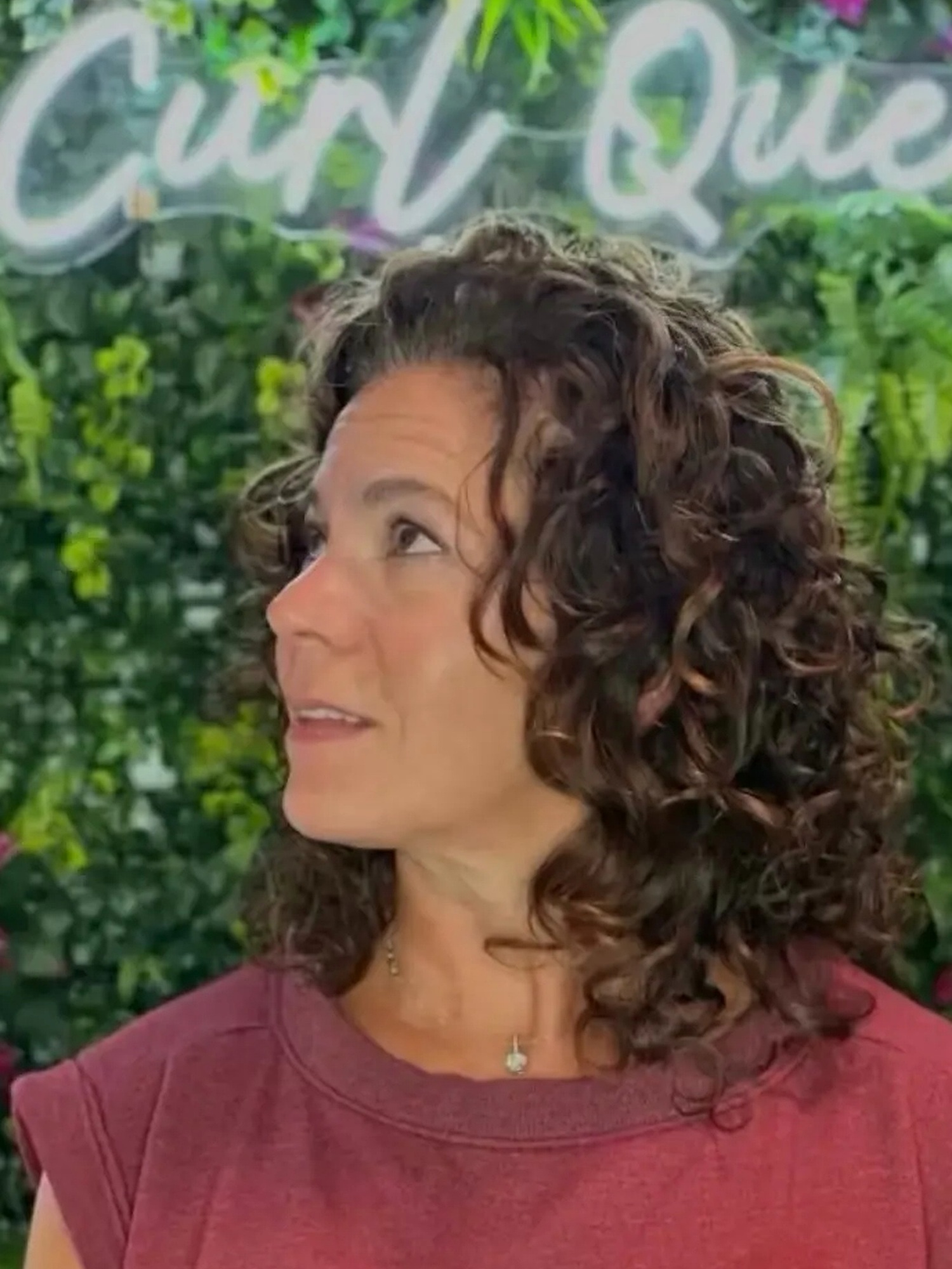 Curly hair transformation 25