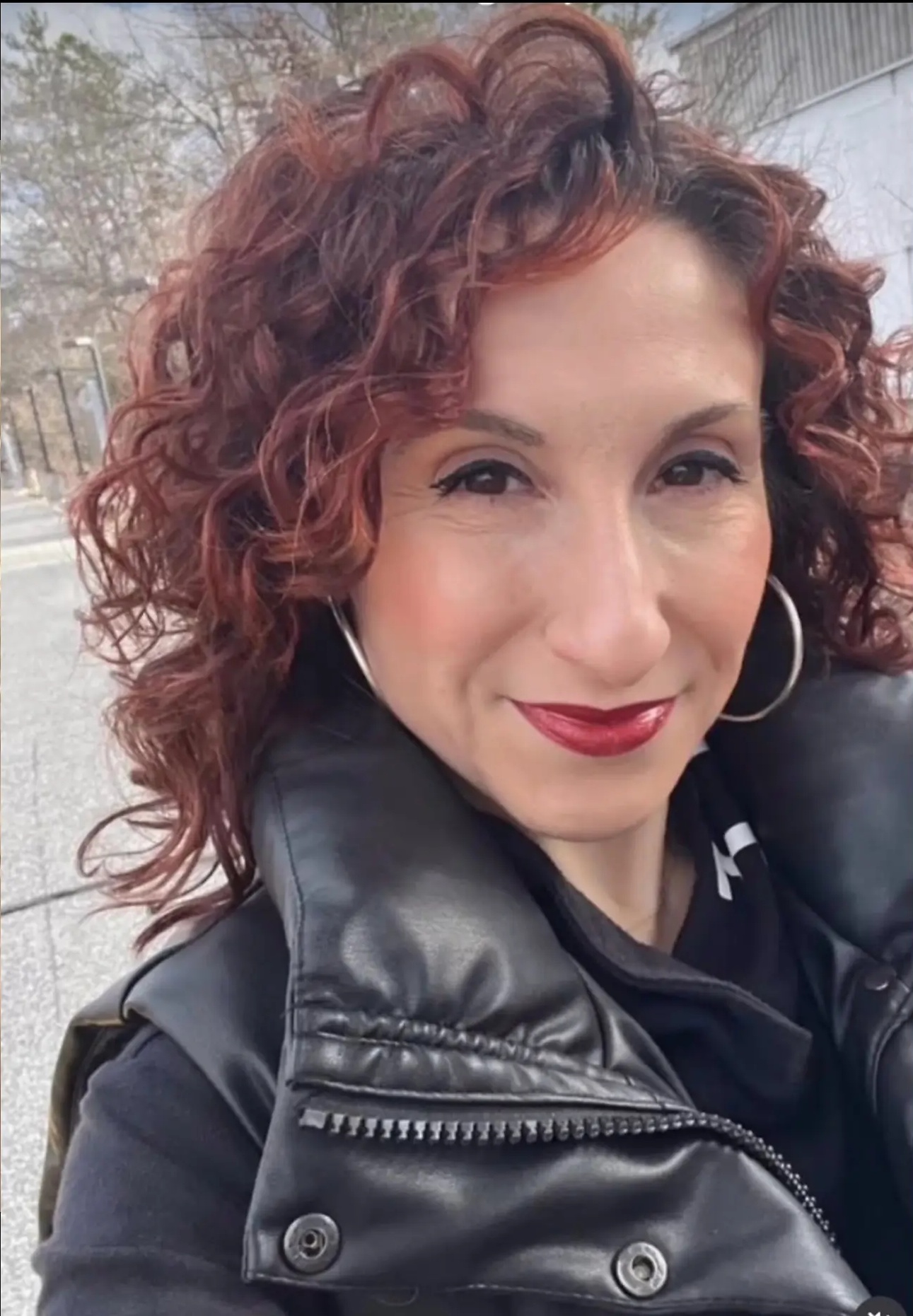 Curly hair transformation 17
