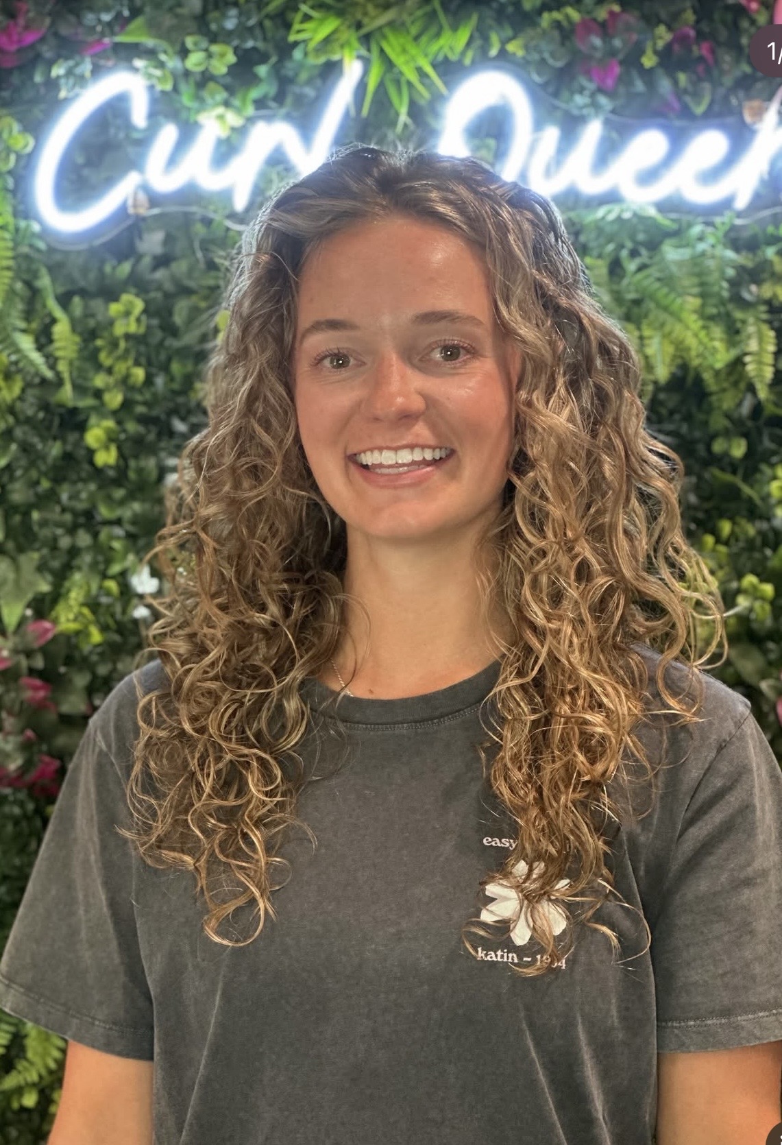 Curly hair transformation 19