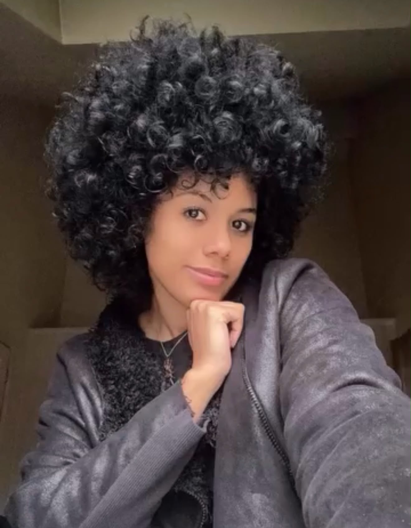 Curly hair transformation 10