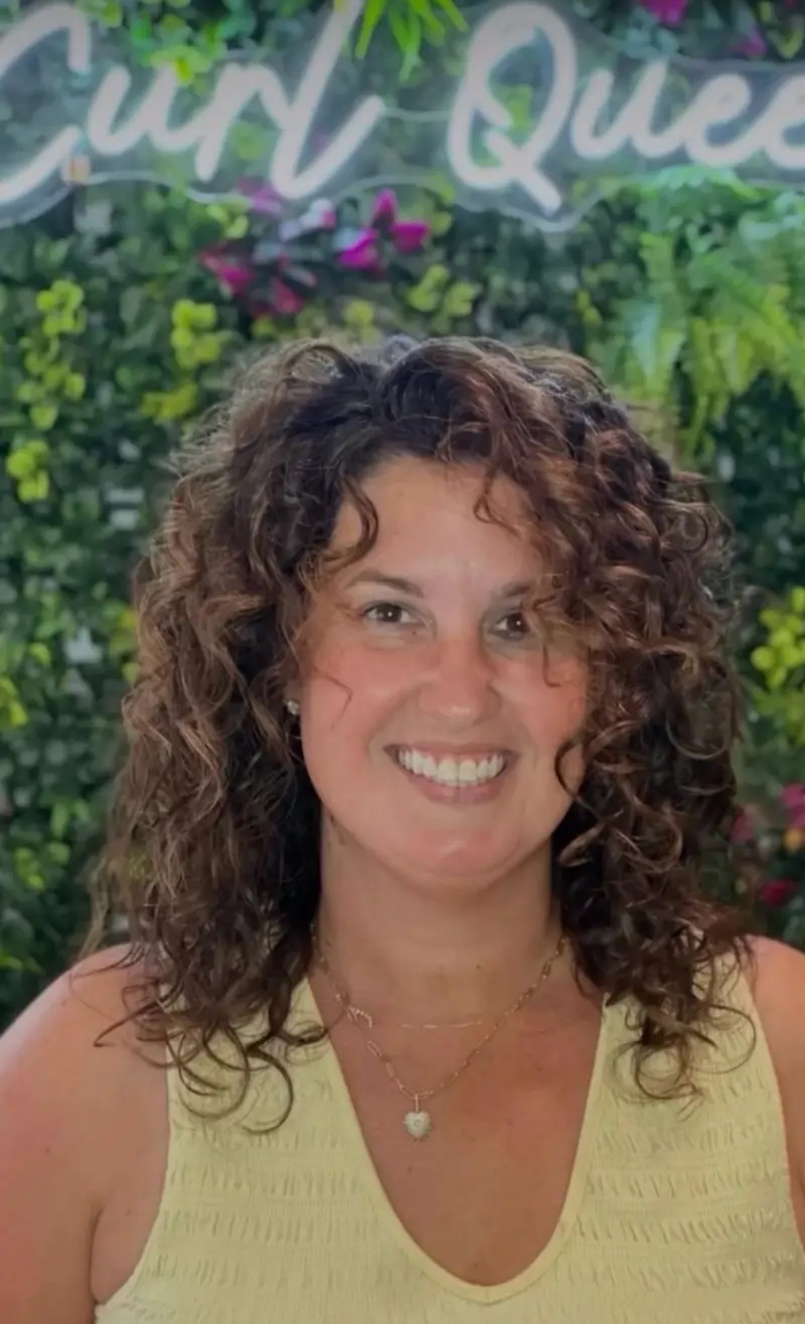 Curly hair transformation 24